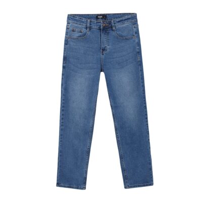Quần jean denim big size GEMME MEN form ống suông đứng, co giãn, thể thao, năng động, big size 55kg -150kg
